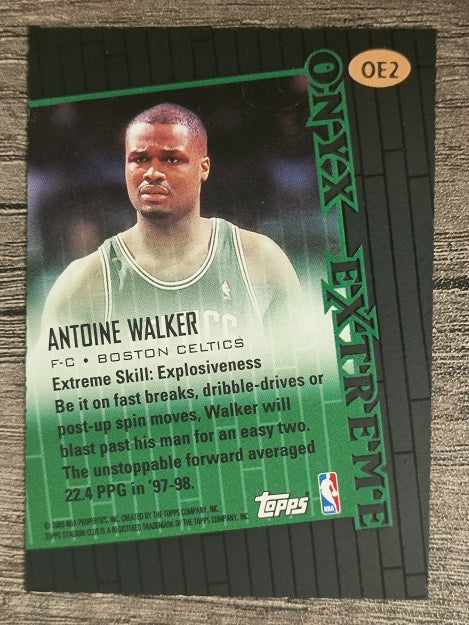 1999-00 Stadium Club Onyx Extreme #OE2 Antoine Walker