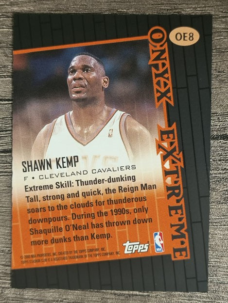 1999-00 Stadium Club Onyx Extreme #OE8 Shawn Kemp