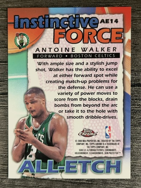 1999-00 Topps Chrome All-Etch #AE14 Antoine Walker