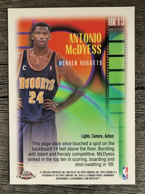 1999-00 Topps Chrome Highlight Reels #HR13 Antonio McDyess