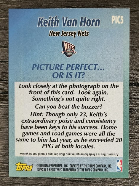1999-00 Topps Picture Perfect #PIC5 Keith Van Horn