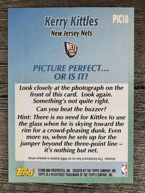 1999-00 Topps Picture Perfect #PIC10 Kerry Kittles