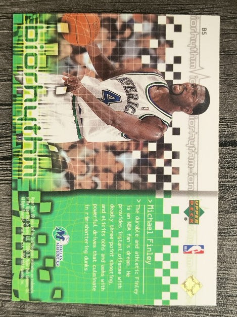 1999-00 UD Ionix BIOrhythm #B5 Michael Finley