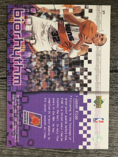 1999-00 UD Ionix BIOrhythm #B9 Jason Kidd