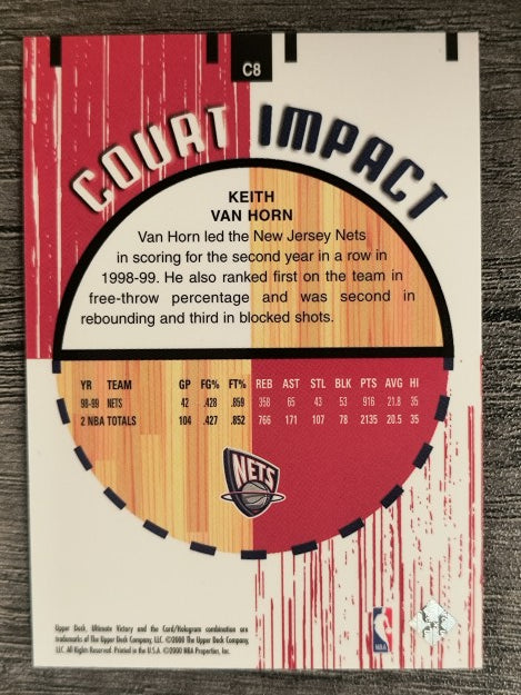1999-00 Ultimate Victory Court Impact #C8 Keith Van Horn