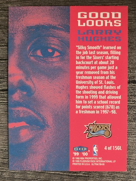 1999-00 Ultra Good Looks #4 Larry Hughes