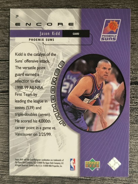 1999-00 Upper Deck Encore Jamboree #J9 Jason Kidd