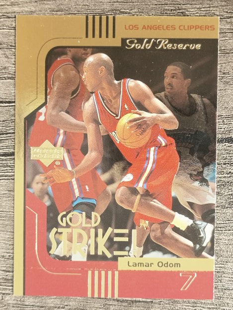 1999-00 Upper Deck Gold Reserve Gold Strike #GS5 Lamar Odom