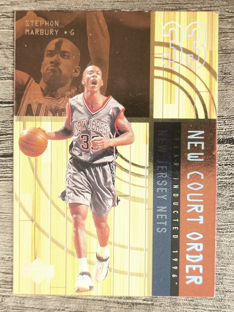 1999-00 Upper Deck Hardcourt New Court Order #NC11 Stephon Marbury