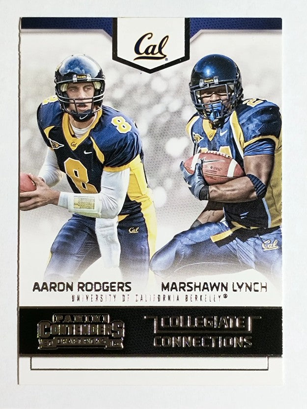 2016 Contenders Draft Picks Collegiate Connections Aaron Rodgers/Marshawn Lynch