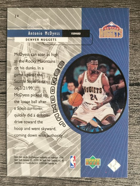 1999-00 Upper Deck Jamboree #J4 Antonio McDyess