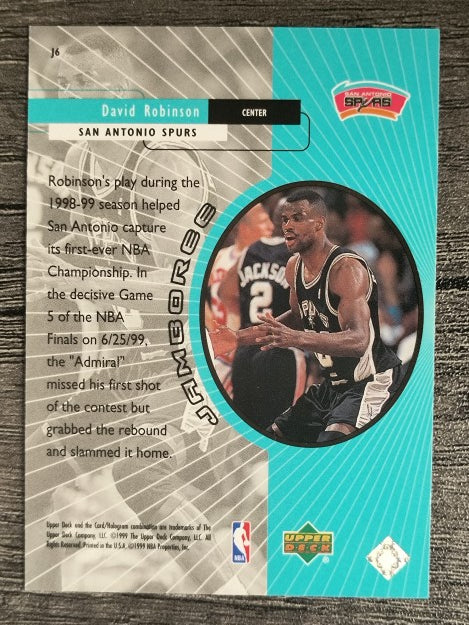 1999-00 Upper Deck Jamboree #J6 David Robinson