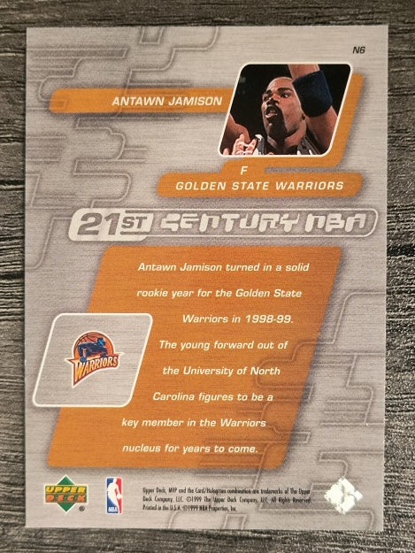 1999-00 Upper Deck MVP 21st Century NBA #N6 Antawn Jamison