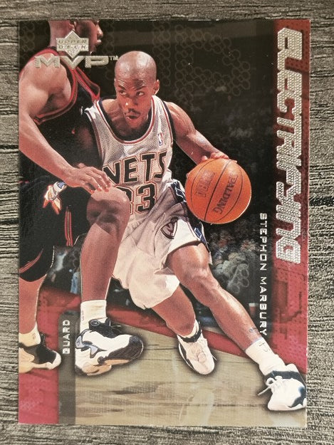 1999-00 Upper Deck MVP Electrifying #E9 Stephon Marbury