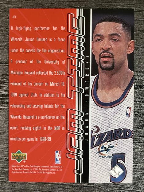 1999-00 Upper Deck MVP Jam Time #JT4 Juwan Howard