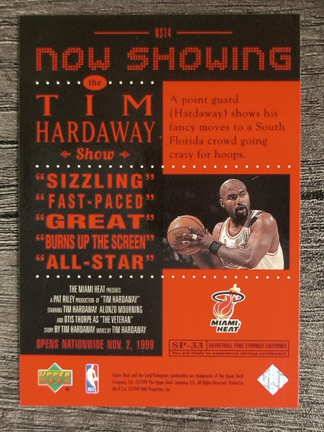 1999-00 Upper Deck Now Showing #NS14 Tim Hardaway