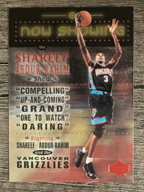 1999-00 Upper Deck Now Showing #NS28 Shareef Abdur-Rahim