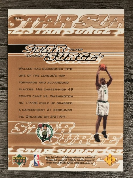 1999-00 Upper Deck Star Surge #S10 Antoine Walker