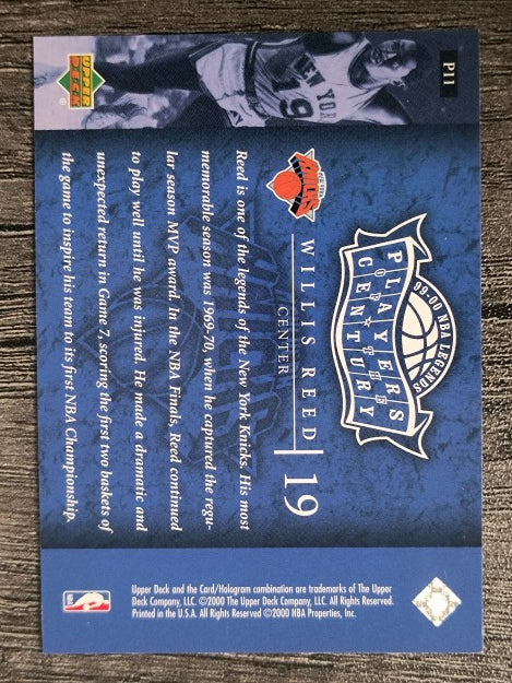 2000 Upper Deck Century Legends Players of the Century #P11 Willis Reed
