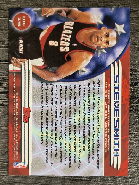 2000-01 Finest World's Finest #WF15 Steve Smith