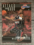 2000-01 Fleer Game Time Attack the Rack #AR20 Steve Francis