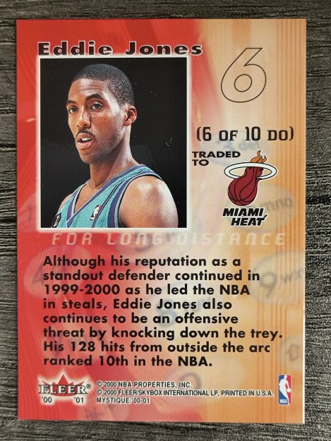 2000-01 Fleer Mystique Dial 1 #6 Eddie Jones
