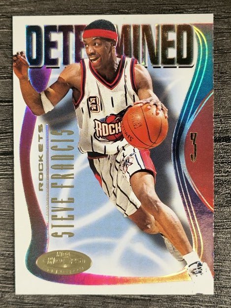 2000-01 Hoops Hot Prospects Determined #D3 Steve Francis