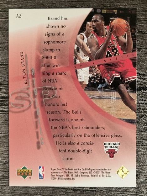2000-01 SP Authentic Athletic #A2 Elton Brand