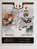 2016 Contenders Draft Picks Collegiate Connections #10 Greg Olsen/Jimmy Graham