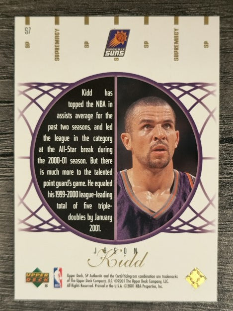 2000-01 SP Authentic Supremacy #S7 Jason Kidd