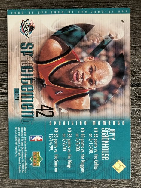 2000-01 SPx Spxcitement #S9 Jerry Stackhouse