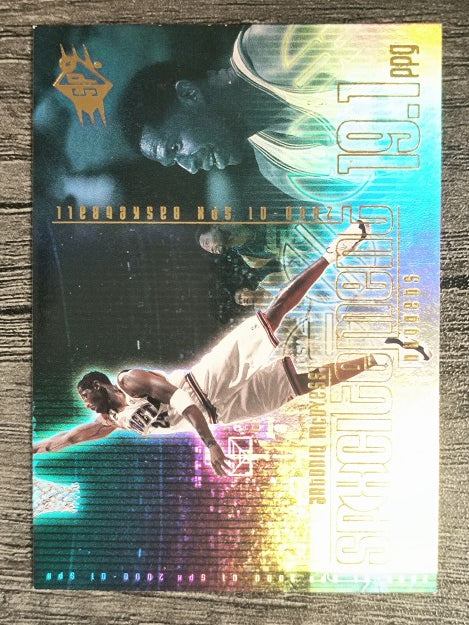 2000-01 SPx Spxcitement #S16 Antonio McDyess