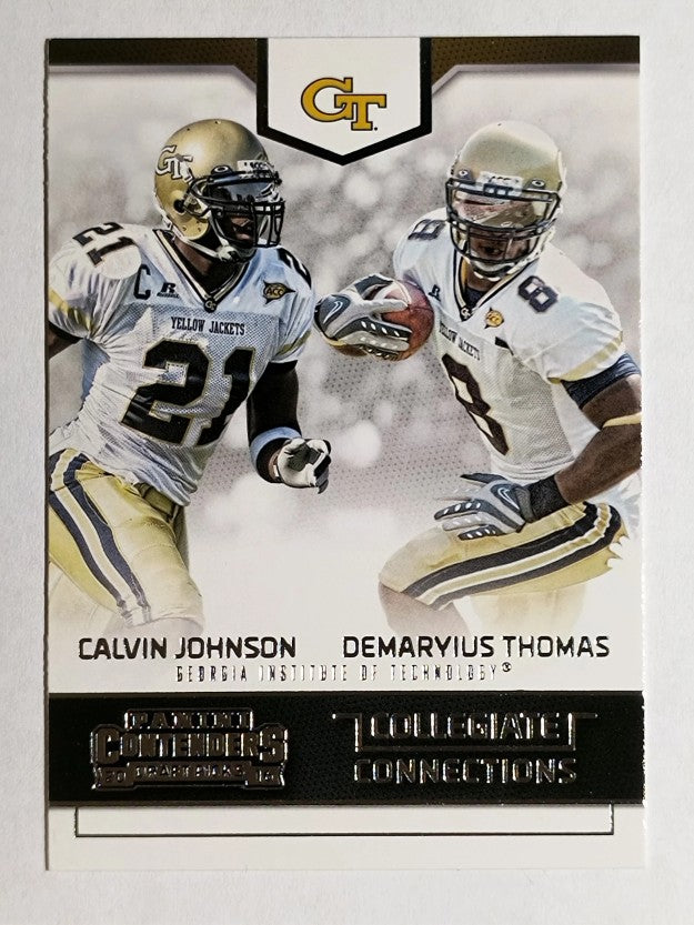 2016 Contenders Draft Collegiate Connections #8 Calvin Johnson/Demaryius Thomas