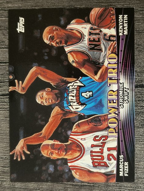 2000-01 Topps Combos 2 #TC7 Marcus Fizer/Stromile Swift/Kenyon Martin