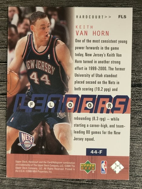 2000-01 Upper Deck Hardcourt Floor Leaders #FL5 Keith Van Horn