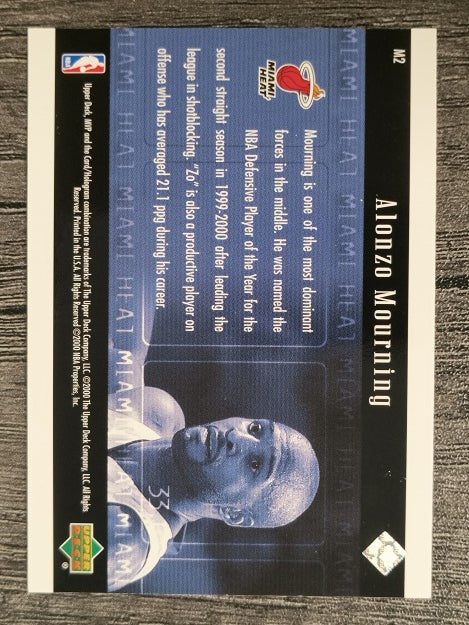2000-01 Upper Deck MVP Theatre #M2 Alonzo Mourning