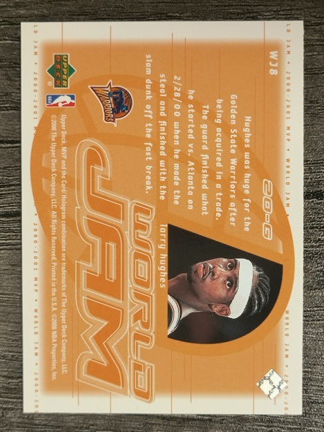 2000-01 Upper Deck MVP World Jam #WJ8 Larry Hughes