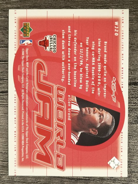 2000-01 Upper Deck MVP World Jam #WJ20 Elton Brand