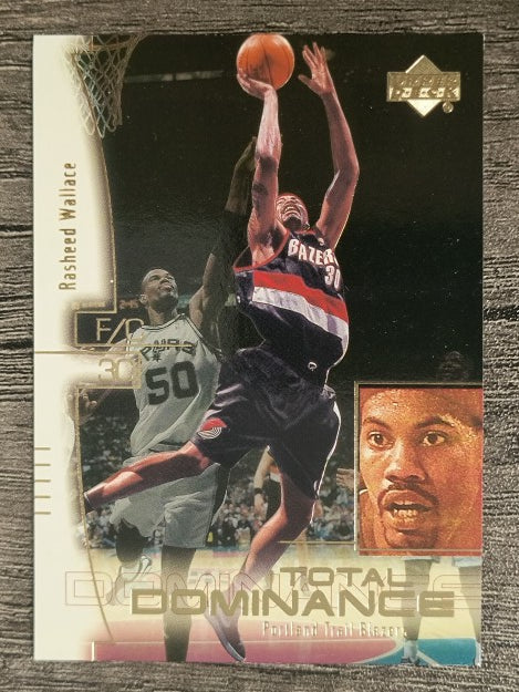 2000-01 Upper Deck Total Dominance #TD11 Rasheed Wallace