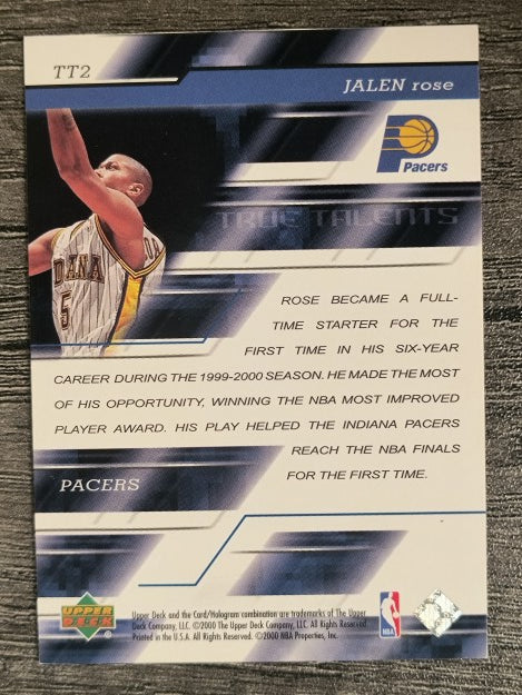 2000-01 Upper Deck True Talents #TT2 Jalen Rose