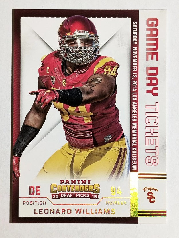 2015 Panini Contenders Draft Picks Game Day Tickets #30 Leonard Williams
