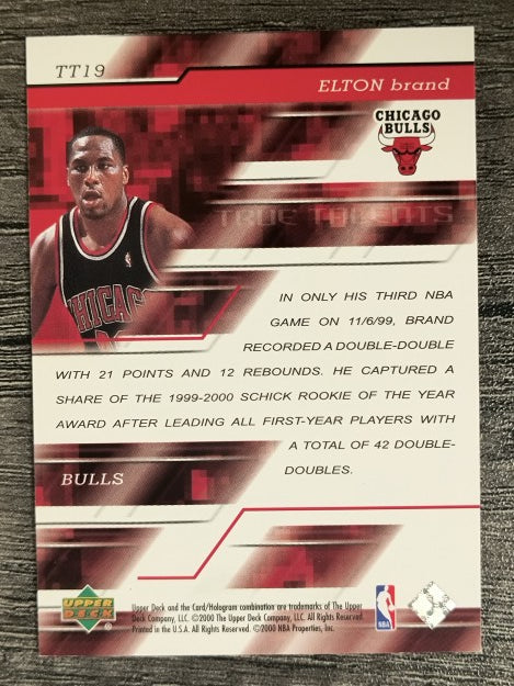 2000-01 Upper Deck True Talents #TT19 Elton Brand