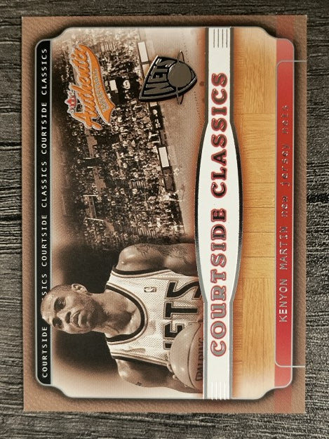 2001-02 Fleer Authentix Courtside Classics #3 Kenyon Martin