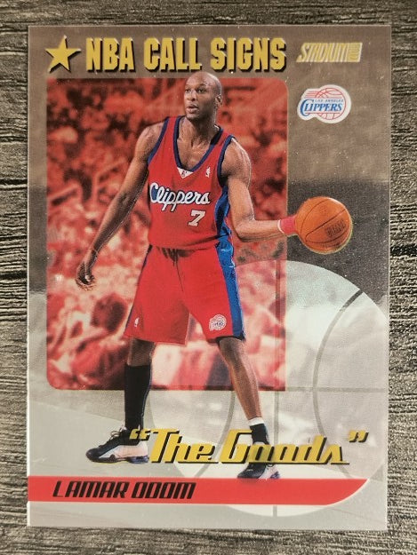 2001-02 Stadium Club NBA Call Signs #CS6 Lamar Odom