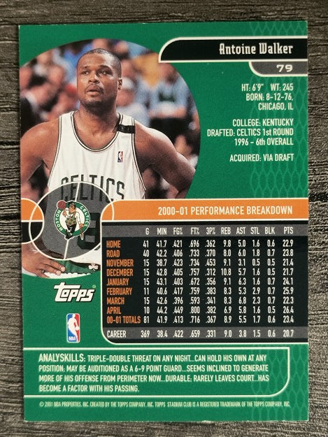 2001-02 Stadium Club Parallel #79 Antoine Walker