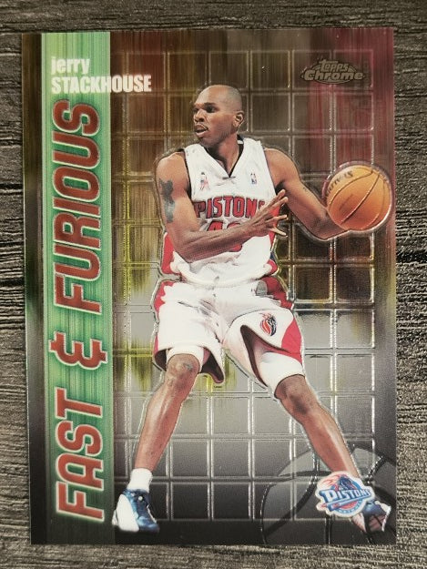 2001-02 Topps Chrome Fast and Furious #FF11 Jerry Stackhouse