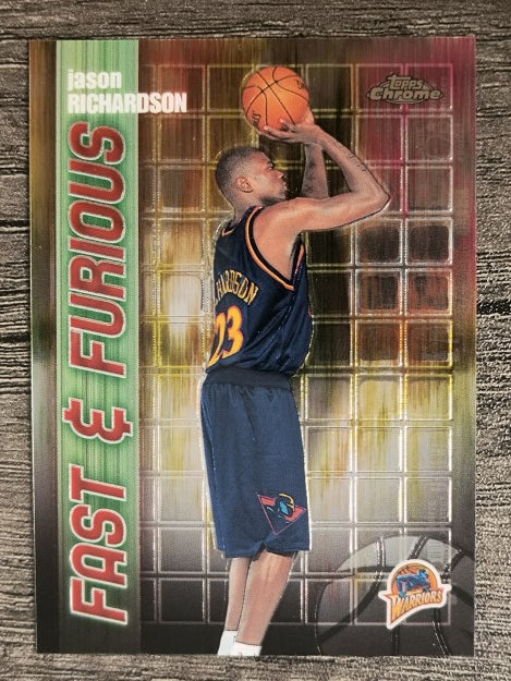 2001-02 Topps Chrome Fast and Furious #FF14 Jason Richardson