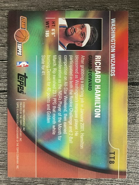 2001-02 Topps Team Topps #TT8 Richard Hamilton