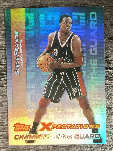 2001-02 Topps Xpectations Changing of the Guard #CG6 Steve Francis