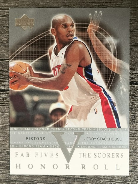 2001-02 Upper Deck Honor Roll Fab Five Scorers #F5S10 Jerry Stackhouse